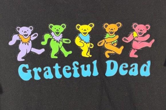 Other - Grateful Dead Dancing Bears Black T-Shirt Size Large EUC